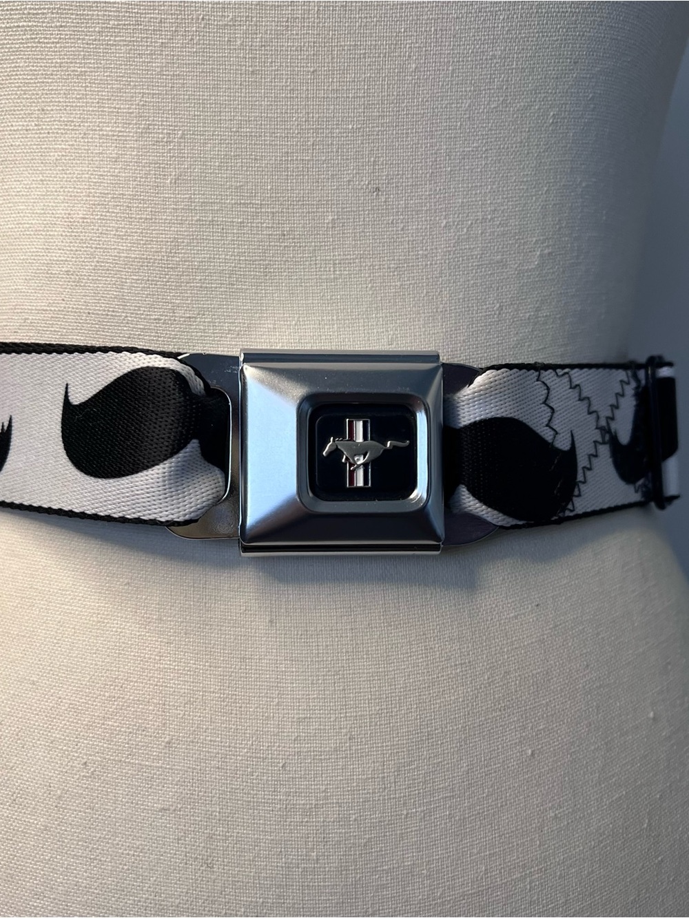 Buckle Down Ford Mustang Pony Seatbelt Style Belt Adjustable USA